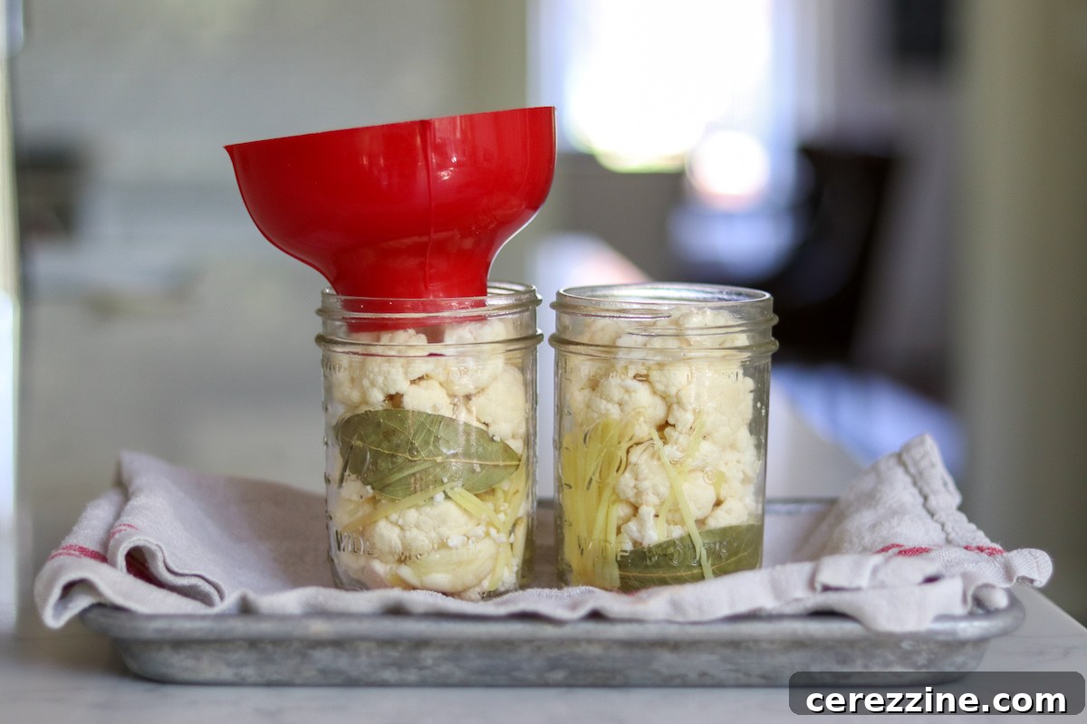 Pickled Curry Cauliflower