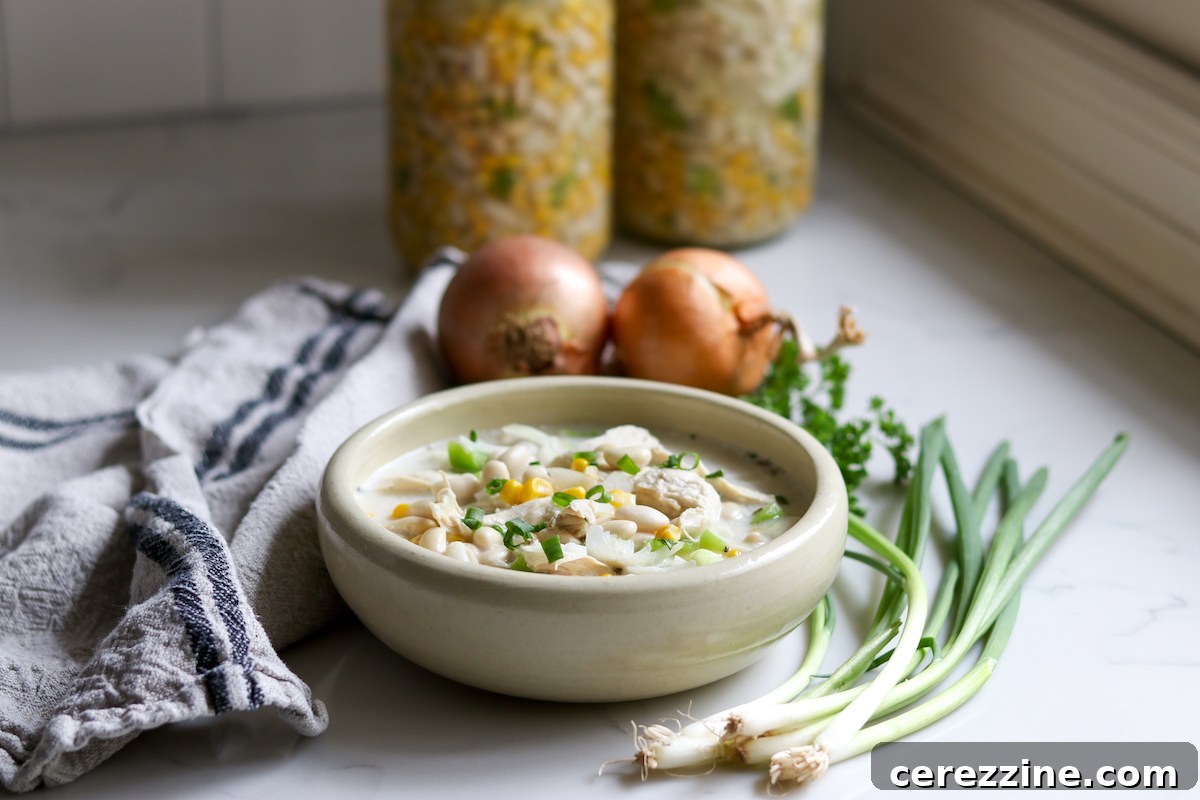 White Chicken Chili: Your Pantry's Secret Comfort 8 Serving White Chicken Chili