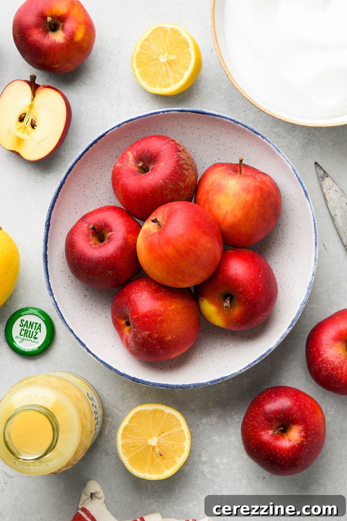 Ingredients for Apple Jam