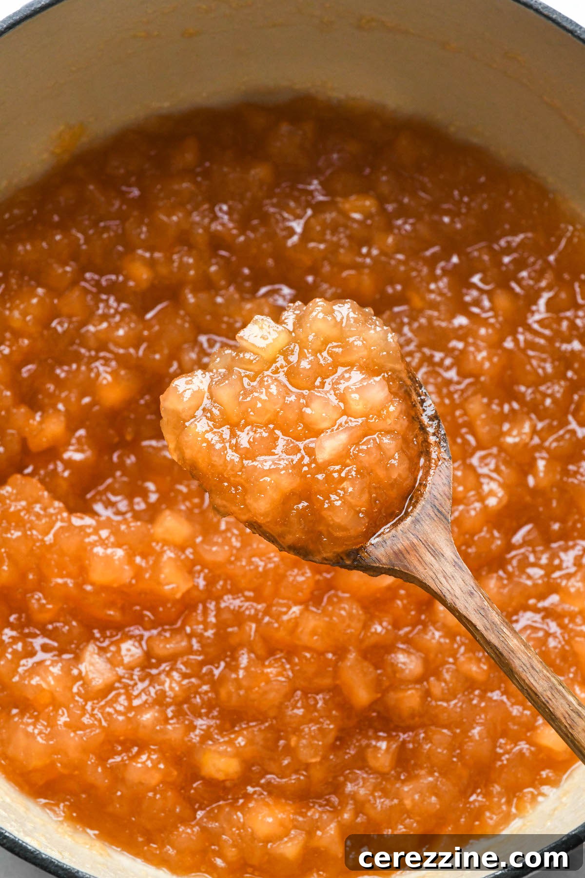 Testing Apple Jam for Gel Set