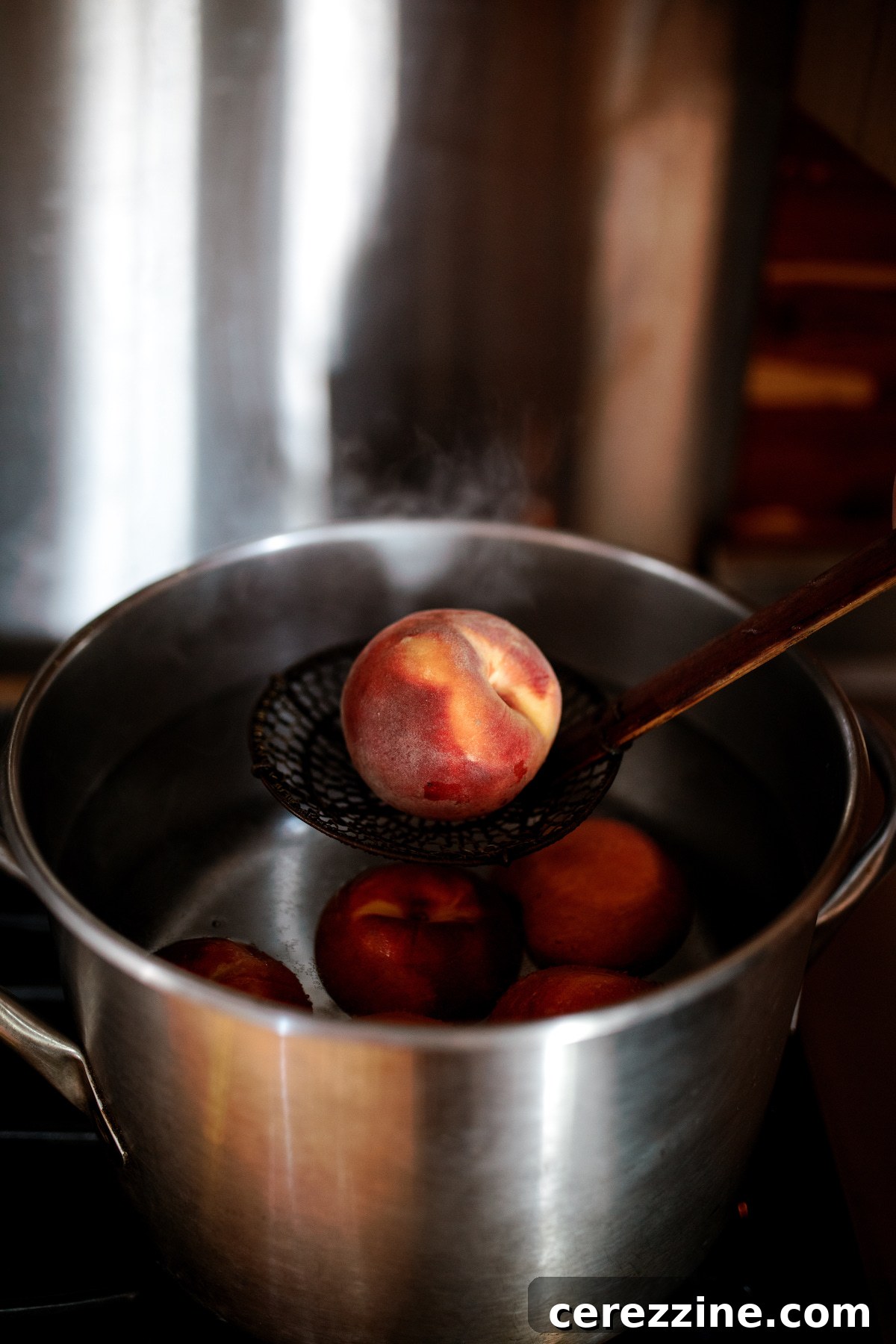 Putting Up Peaches 8 Blanching Peaches to Peel for Canning