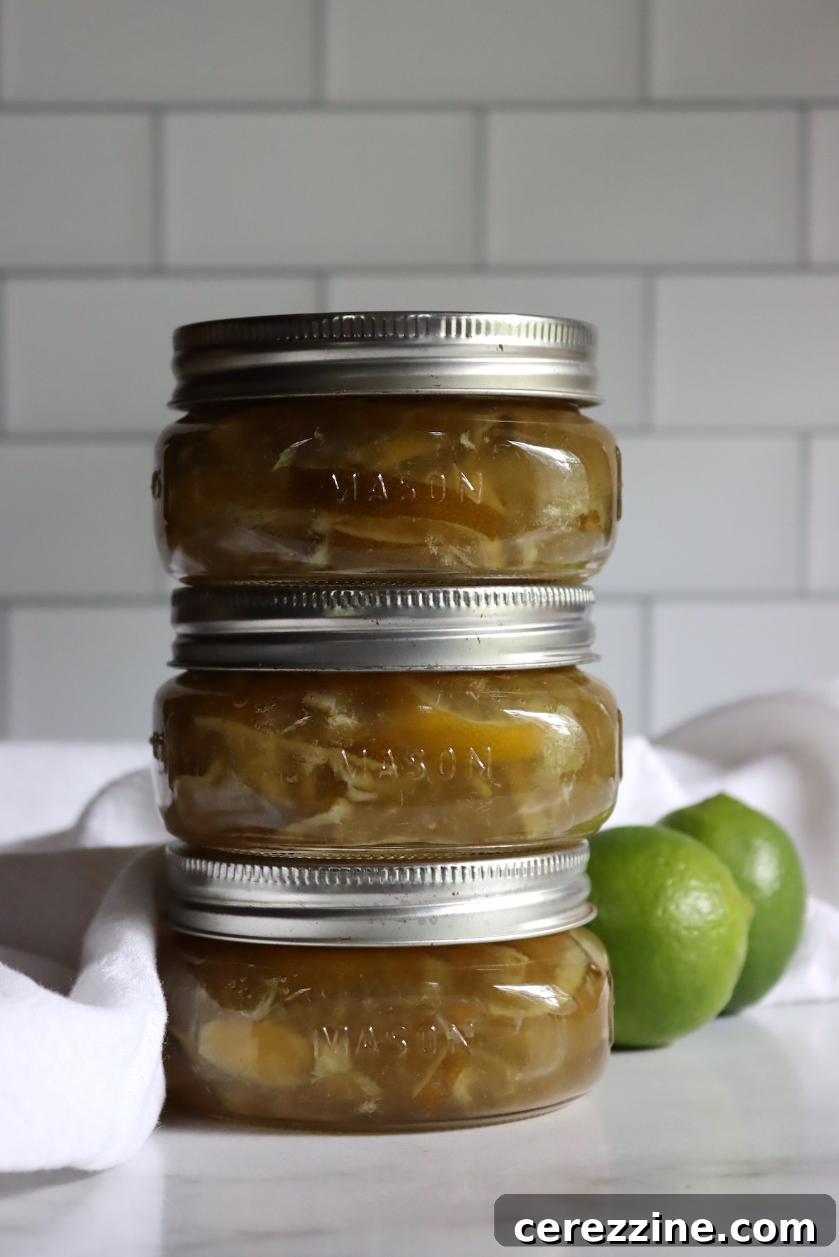 Lime Marmalade without Food Coloring