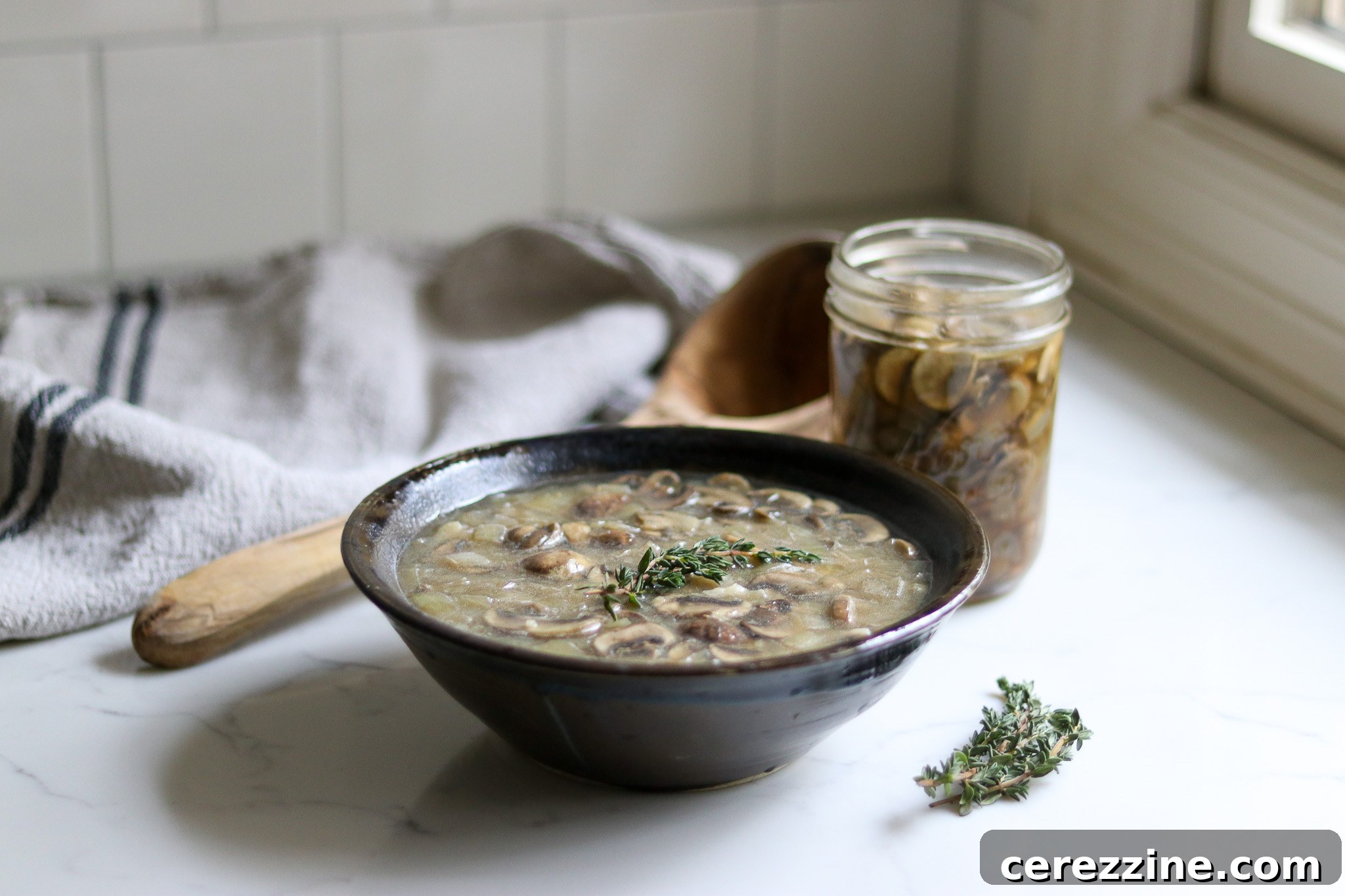 Pantry-Ready Mushroom Soup Base 3 Prepared Cream of Mushroom Soup from Home Canned