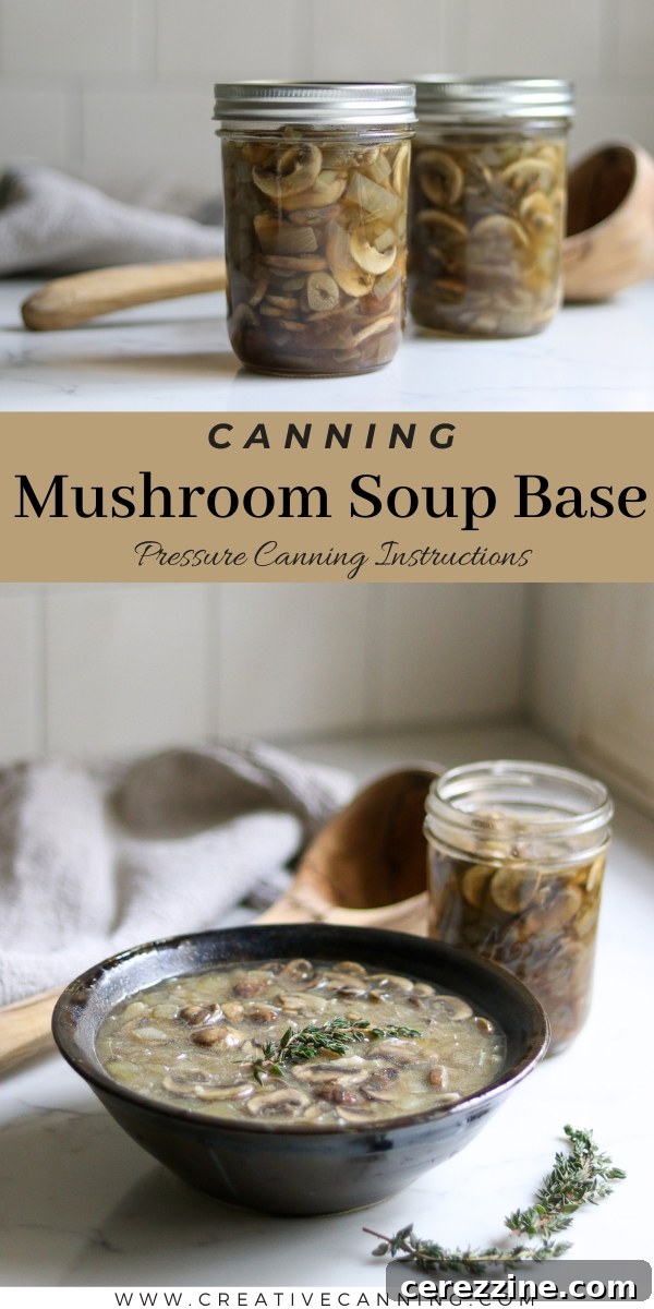 Pantry-Ready Mushroom Soup Base 26 Canning Mushroom Soup