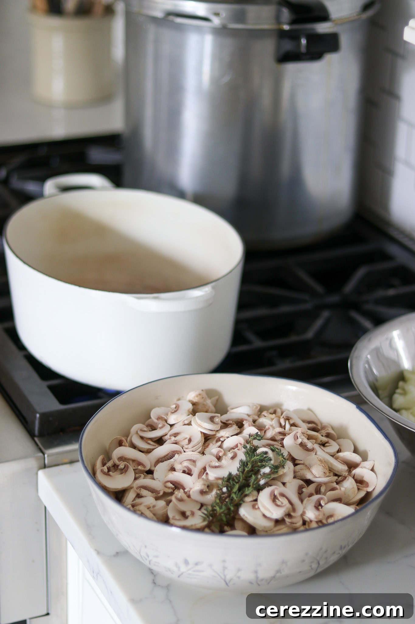 Pantry-Ready Mushroom Soup Base 5 Sliced Mushrooms for Canning Soup