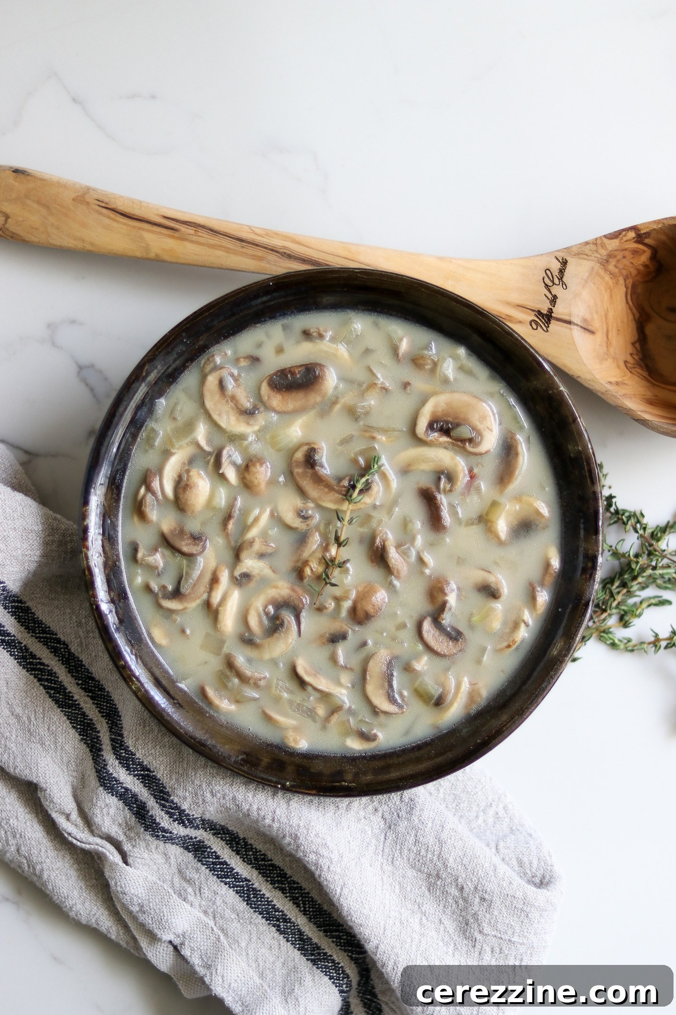 Pantry-Ready Mushroom Soup Base 9 Prepared Cream of Mushroom Soup