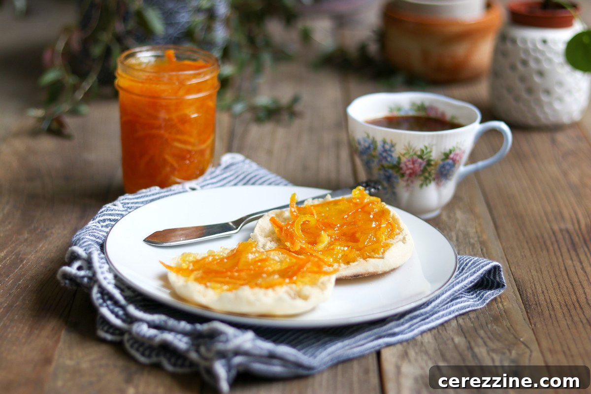 Orange Marmalade served