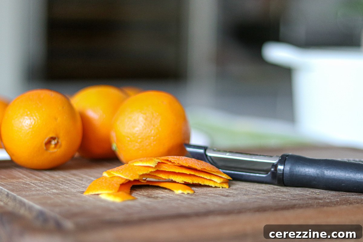 Peeling Oranges for Marmalade