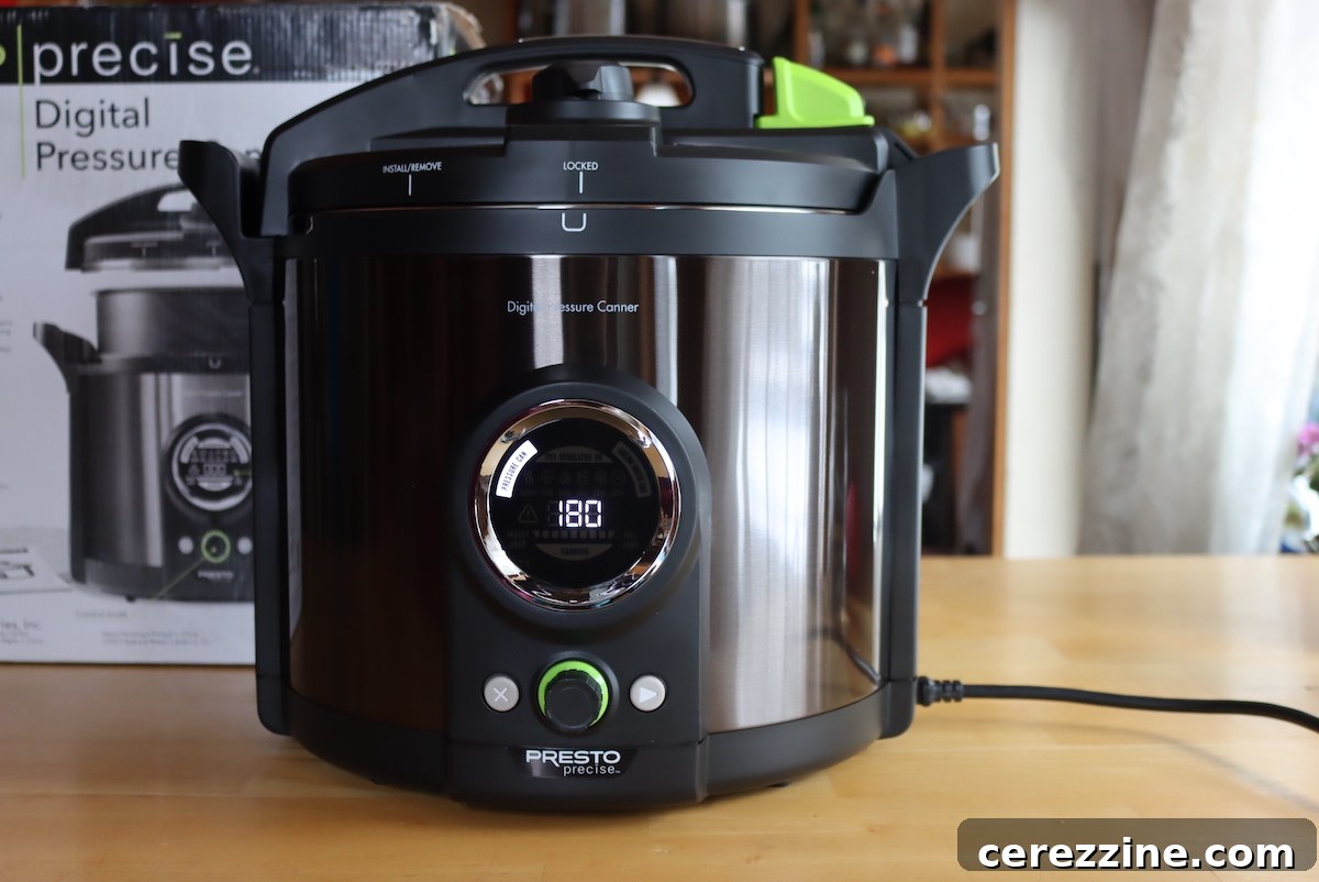 Presto Precise Digital Pressure Canner max canning time