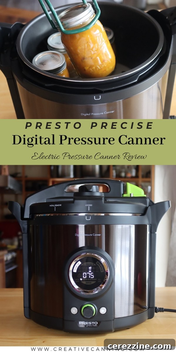 Electric Pressure Canner Review Presto Precise Digital Canner