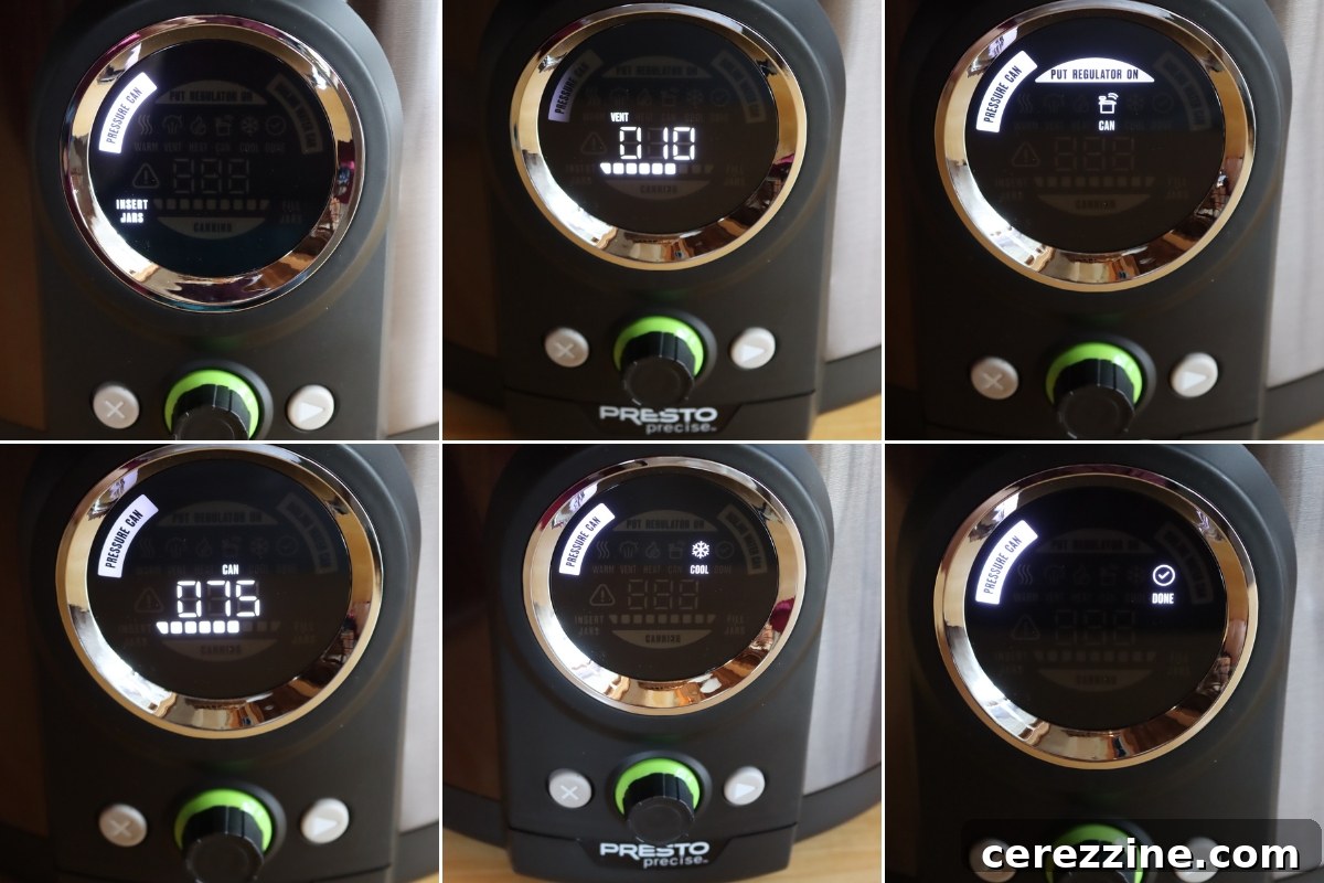 Electric Pressure Canning Steps