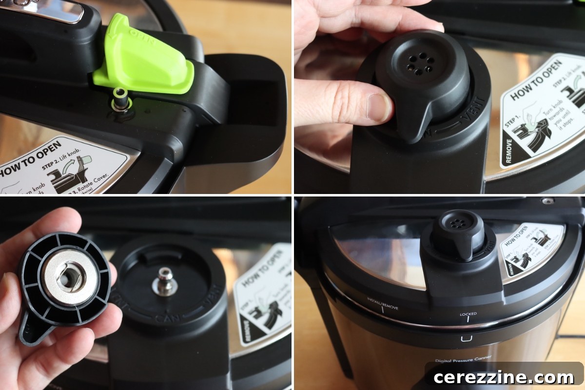 Digital Pressure Canner Safety Locks