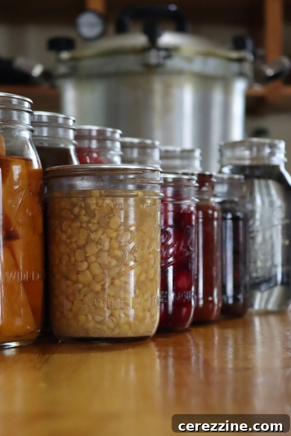 Properly pressure-canned food