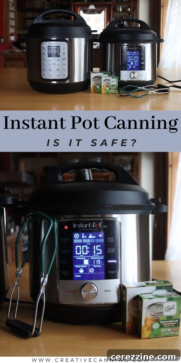 Canning in the Instant Pot