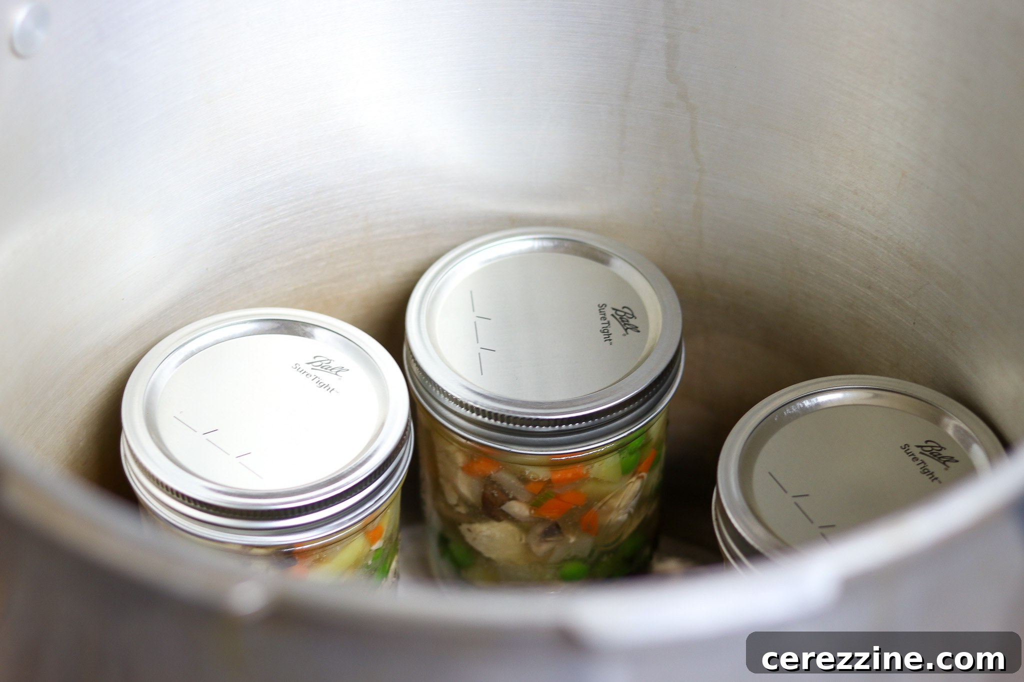 Pressure Canning Chicken Pot Pie Filling