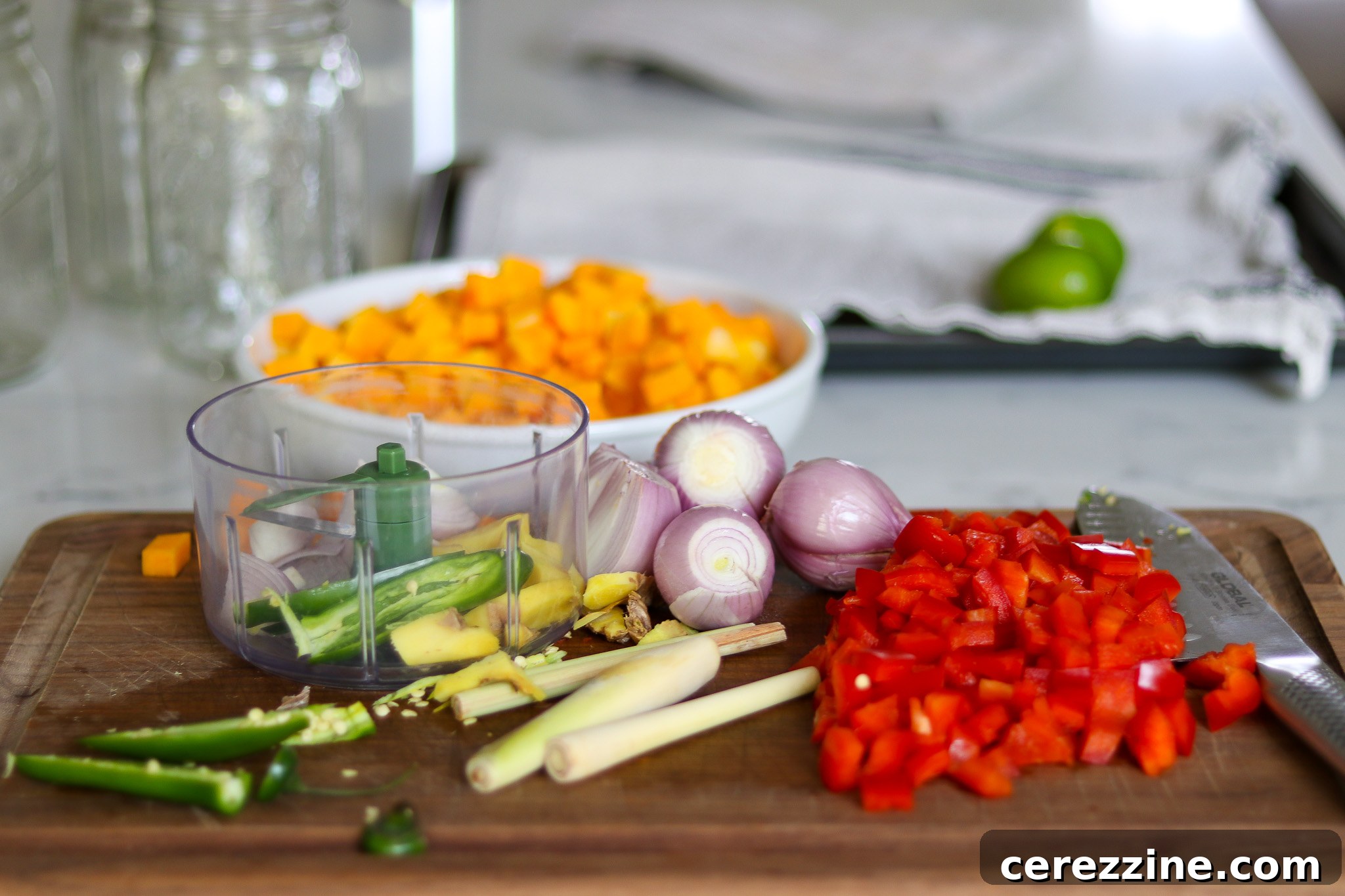 Reliable Recipe for Canned Thai Coconut Squash Soup 14 Preparing Vegetables for Thai Squash Soup