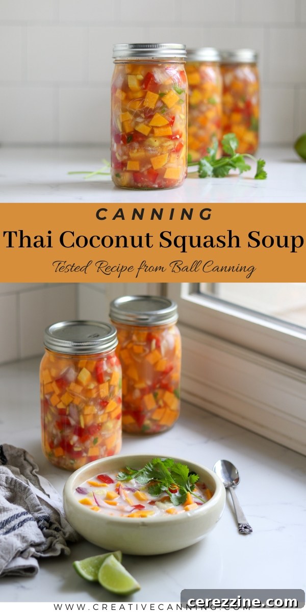 Reliable Recipe for Canned Thai Coconut Squash Soup 27 Pressure Canning Thai Coconut Squash Soup