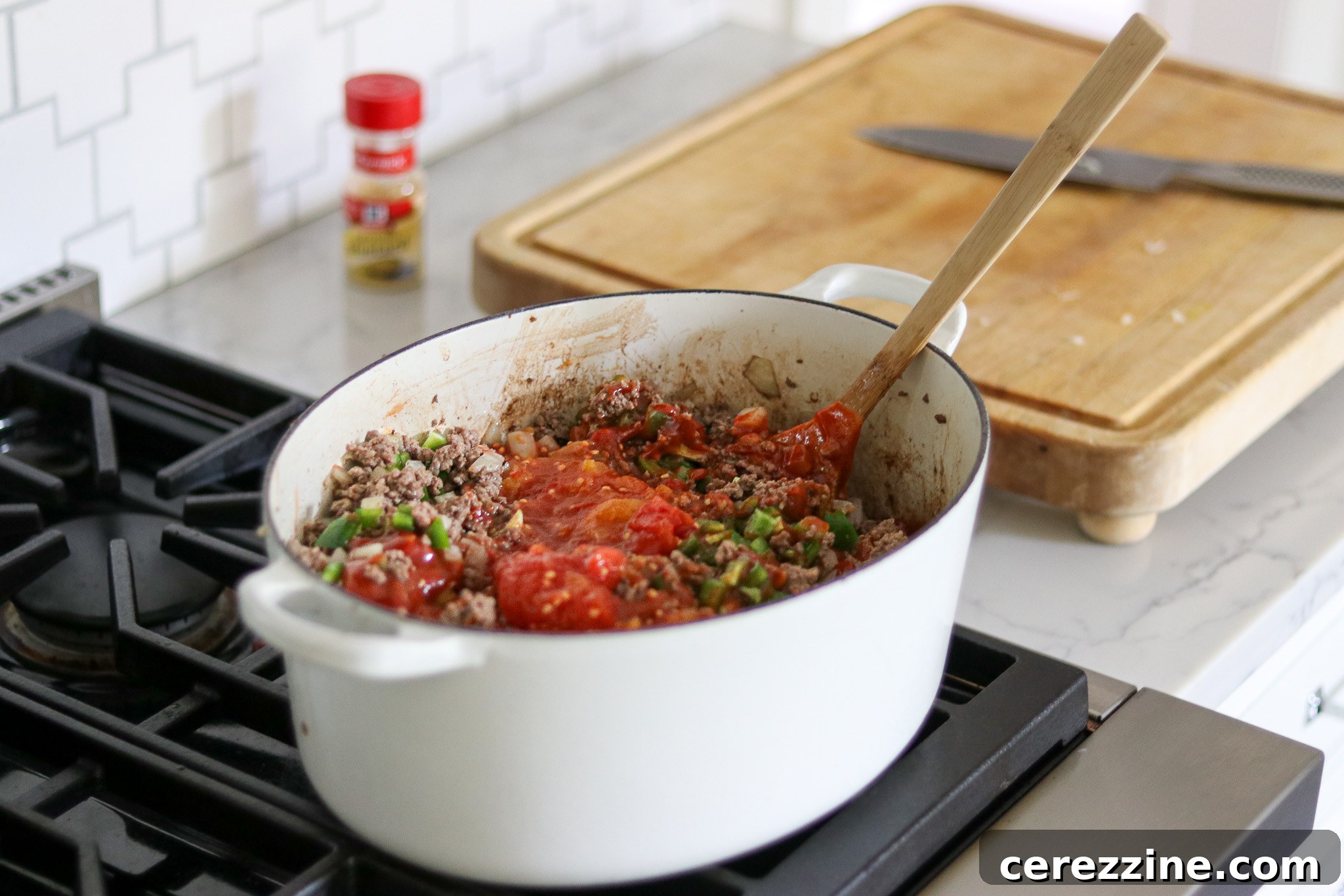 Cooking Ingredients for Sloppy Joes