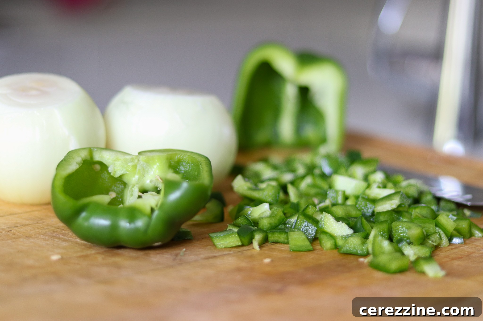 Green Pepper for Sloppy Joes