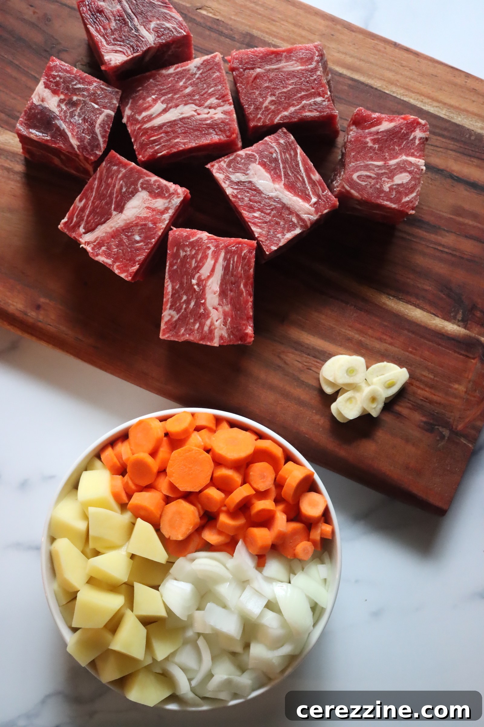 Pot Roast in Jars: A Canning Guide 5 Assorted ingredients for canning pot roast in a jar, including spices, vegetables, and beef