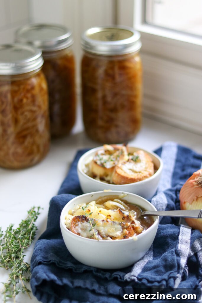 Home Canned French Onion Soup