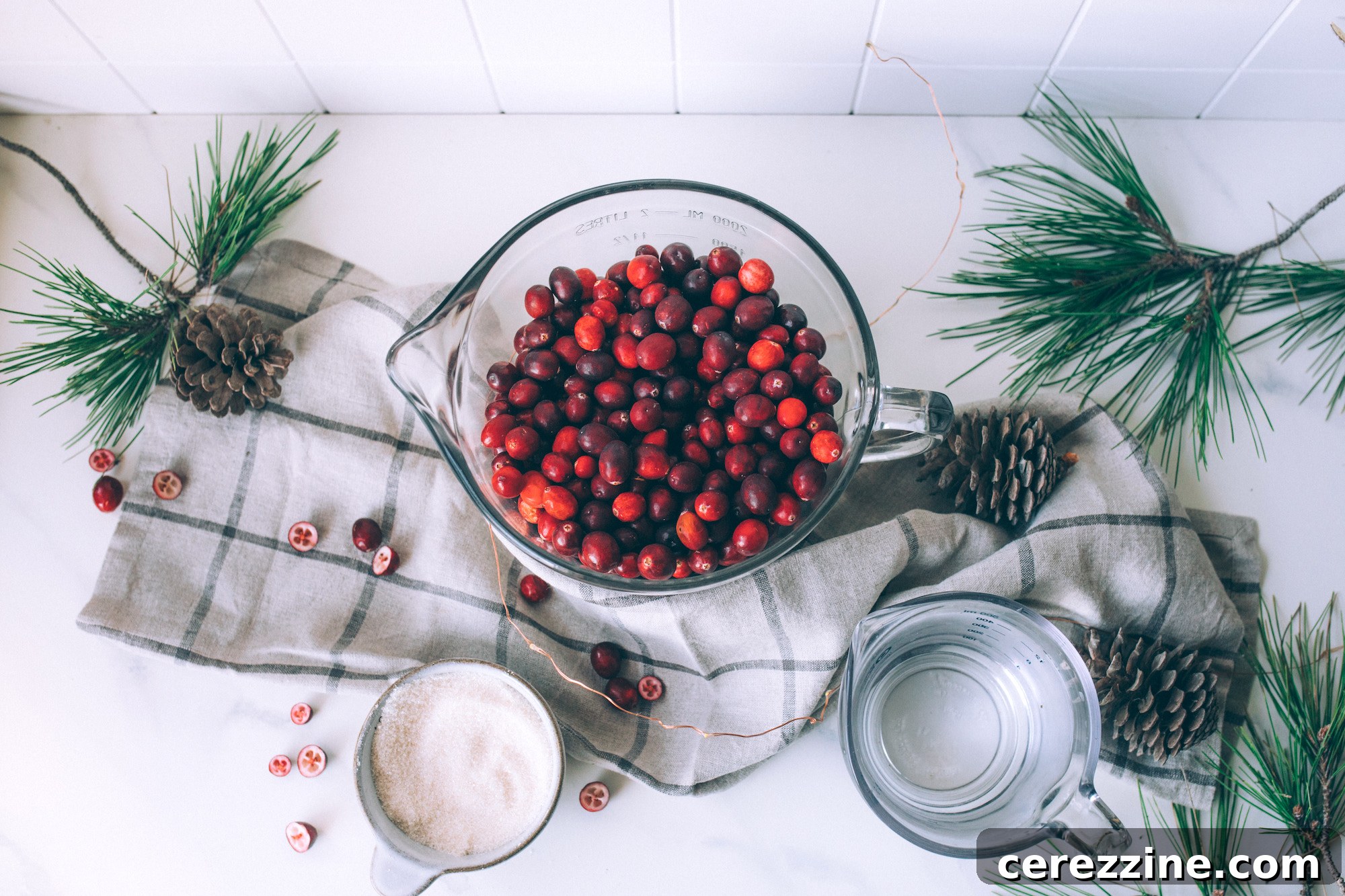 Ingredients for Cranberry Jelly