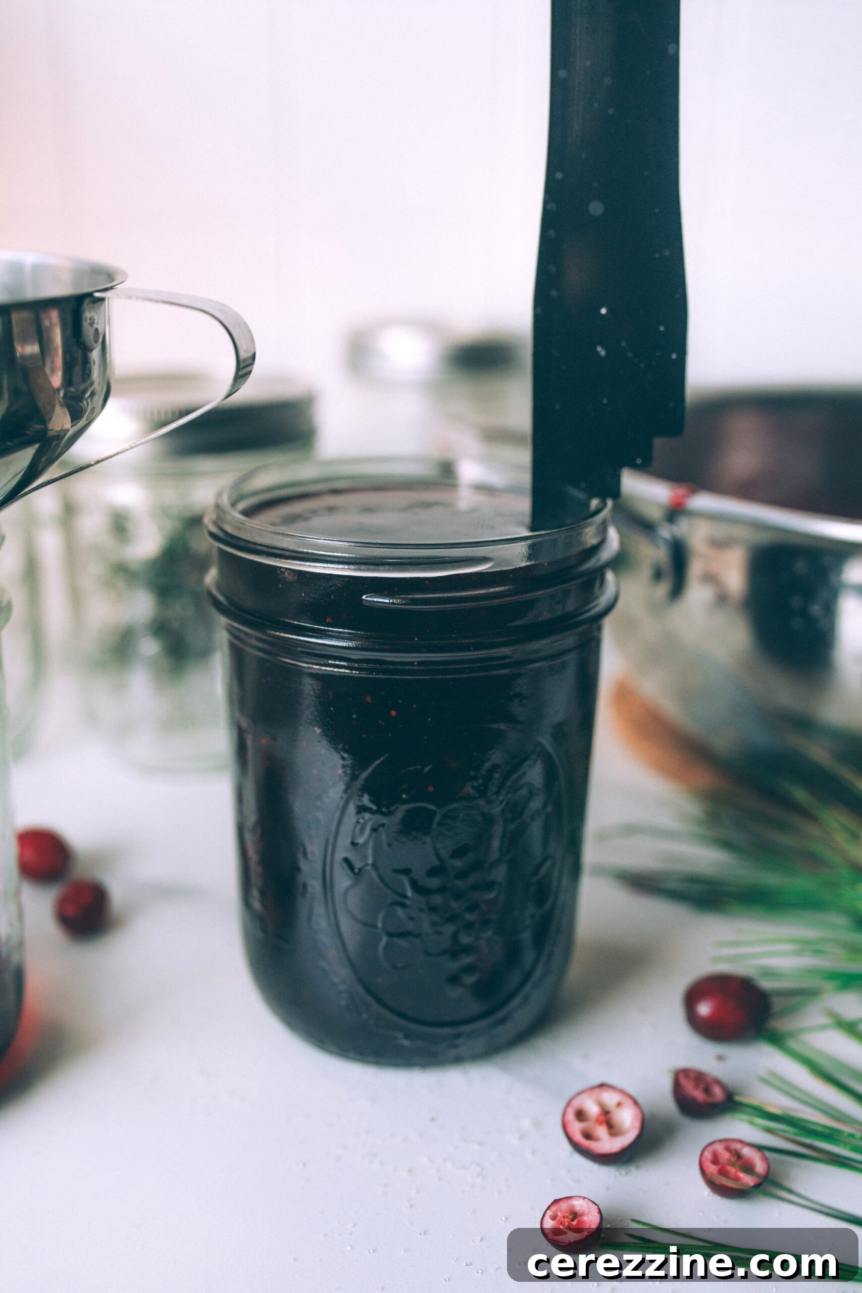 Headspace for Canning Cranberry Jelly