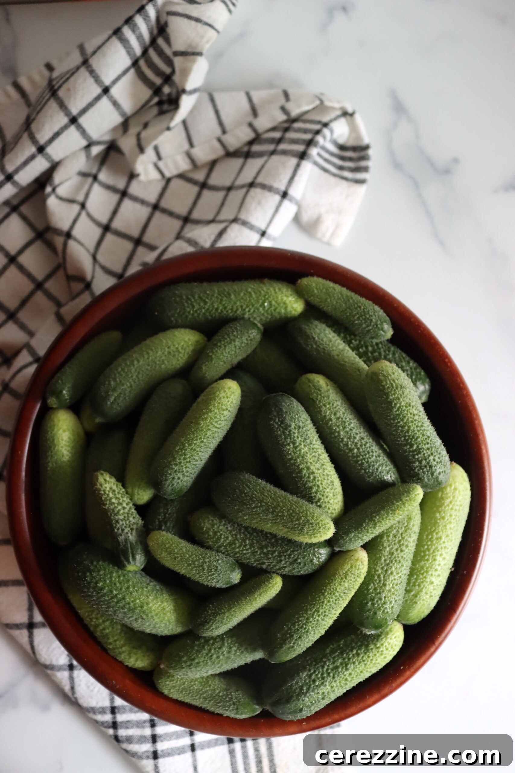Cucumbers Ready for Dill Pickle Spears