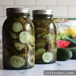 Lime Pickle Cucumber - A plate of sliced lime pickles next to a jar, highlighting their crisp texture.