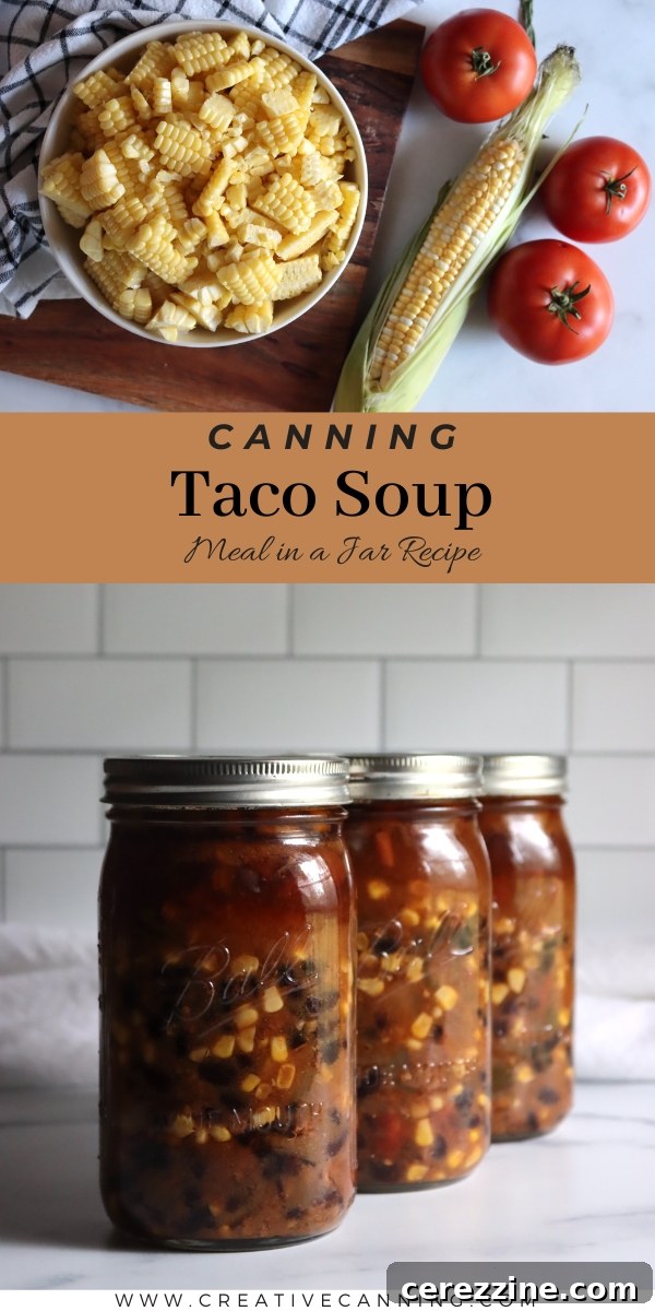 Pressure Canning Taco Soup Jars in a Canner
