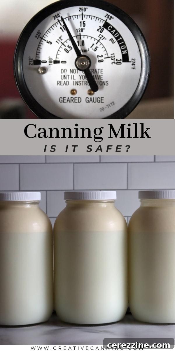 Home Canning Milk: A Dangerous Mistake? 4 Canning Milk at Home Safety Concerns