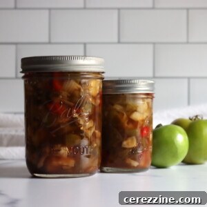 Green tomato piccalilli