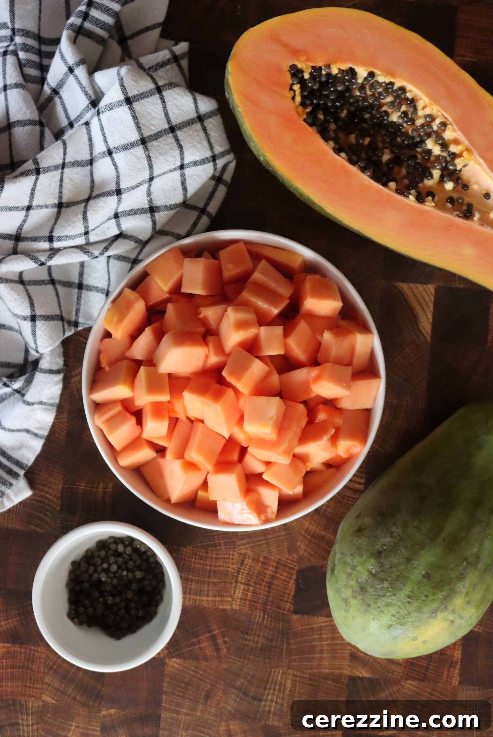 Homemade Canned Papaya 5 Prepared Papaya