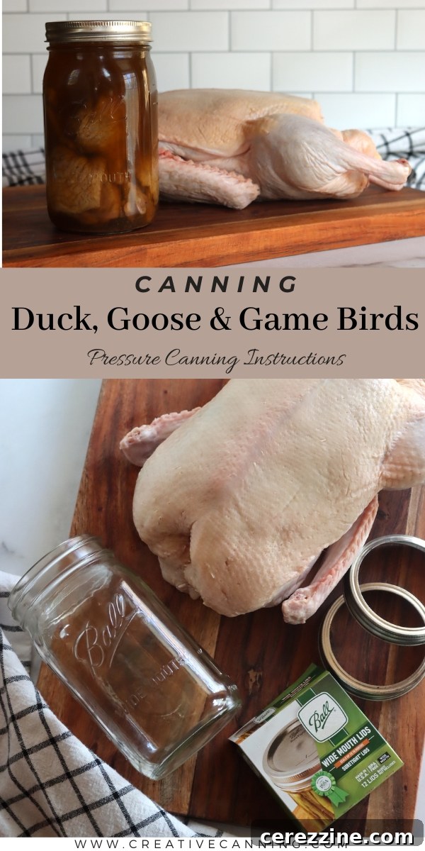 Preserving Duck and Goose From Field to Pantry 7 Canning Duck and Goose