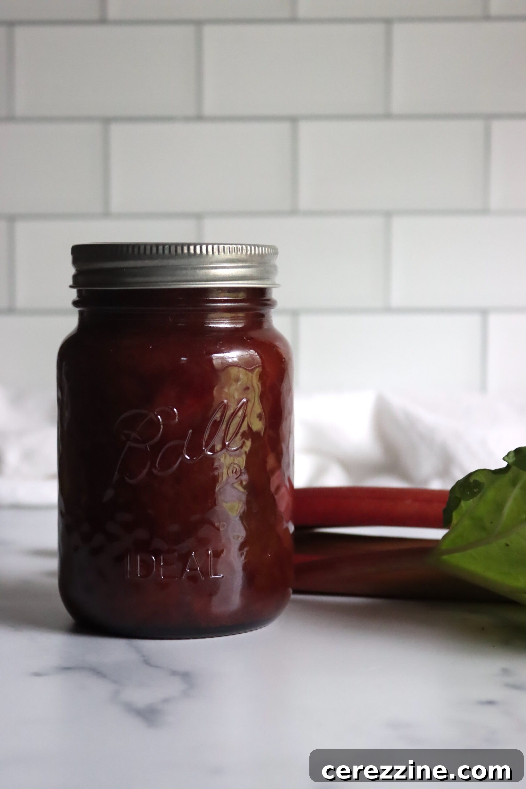 Ruby Red Rhubarb Jam 3 Jar of Rhubarb Jam