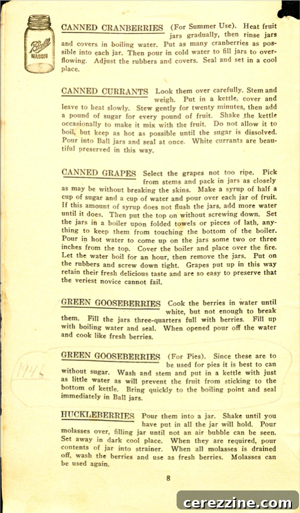 The Correct Method of Preserving Fruit pg.8