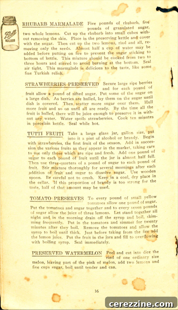 The Correct Method of Preserving Fruits pg. 16