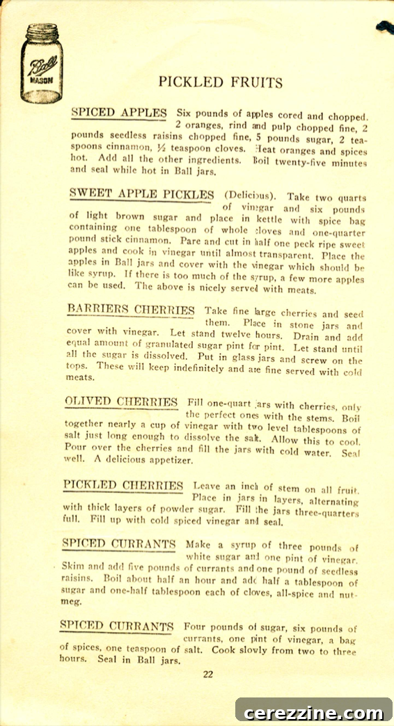 The Correct Method of Preserving Fruits pg. 22