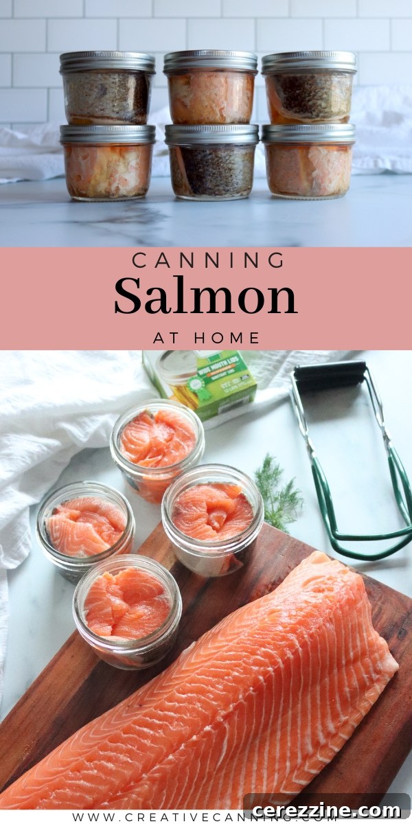 Mastering the Art of Canning Salmon 12 Final Jar of Home-Canned Salmon