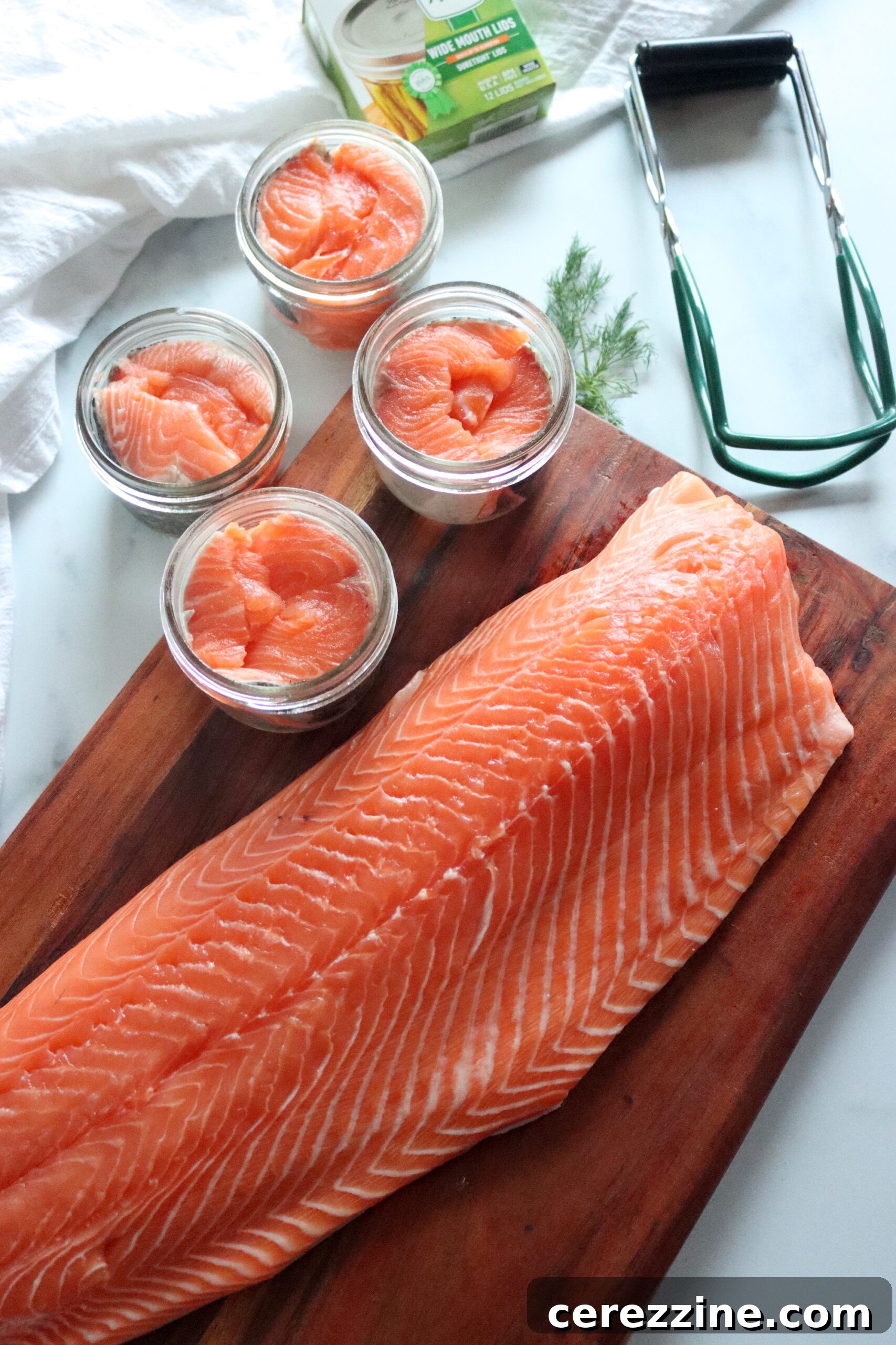 Mastering the Art of Canning Salmon 9 Cooling Jars After Pressure Canning Salmon