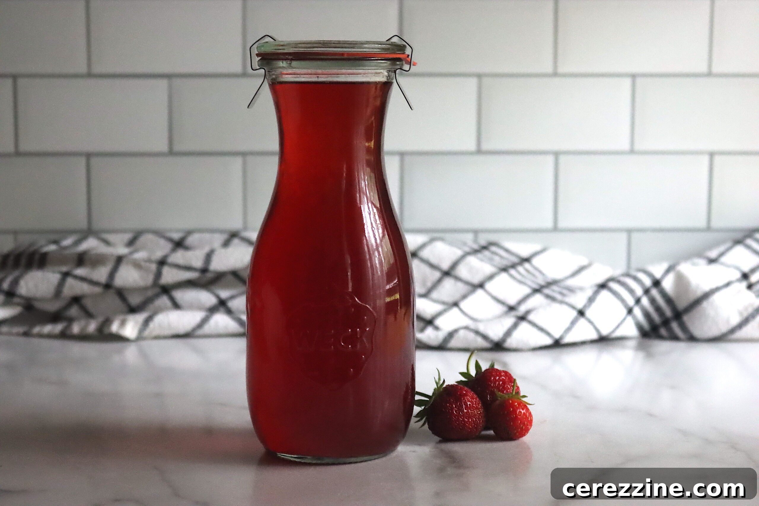 Crimson Berry Delight 2 Homemade Strawberry Syrup