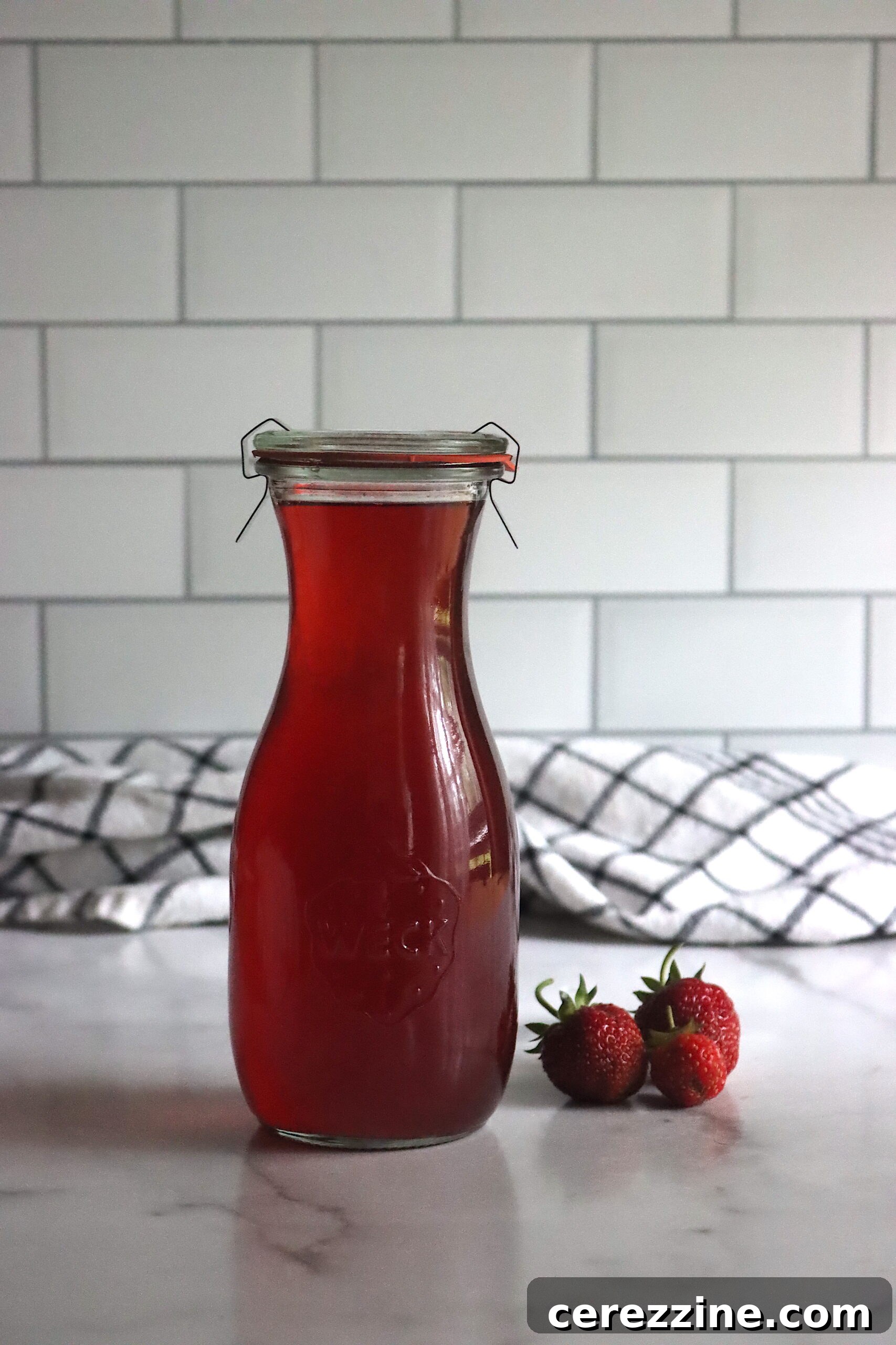 Crimson Berry Delight 4 Strawberry Syrup Ready for Canning