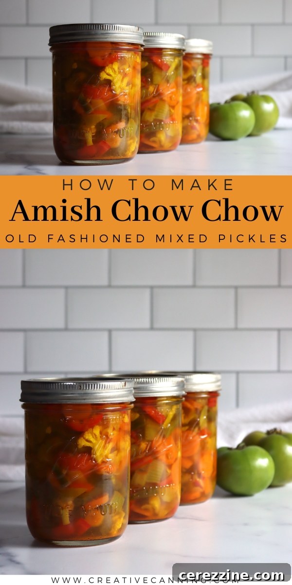 Sweet and Tangy Amish Chow Chow Relish 9 Amish Chow Chow Recipe