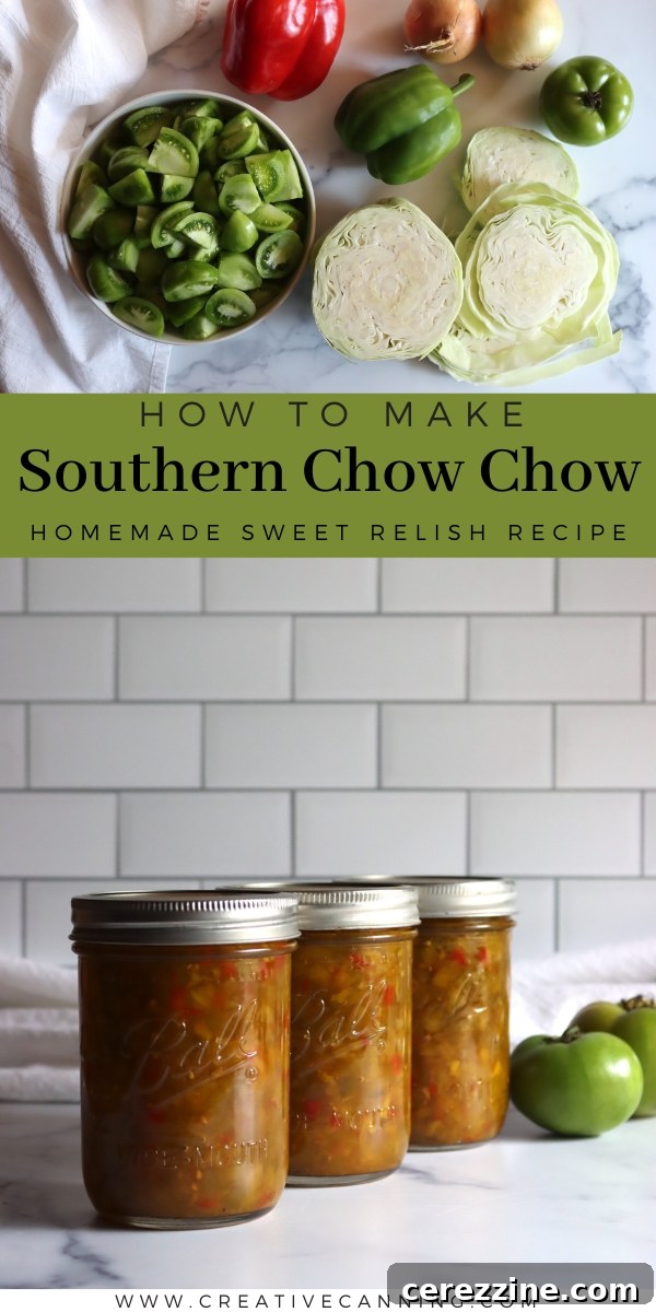 Southern Green Tomato Chow Chow 10 How to Make Southern Chow Chow