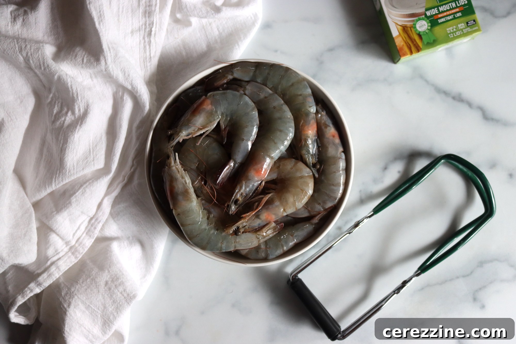 Canning Shrimp Ingredients