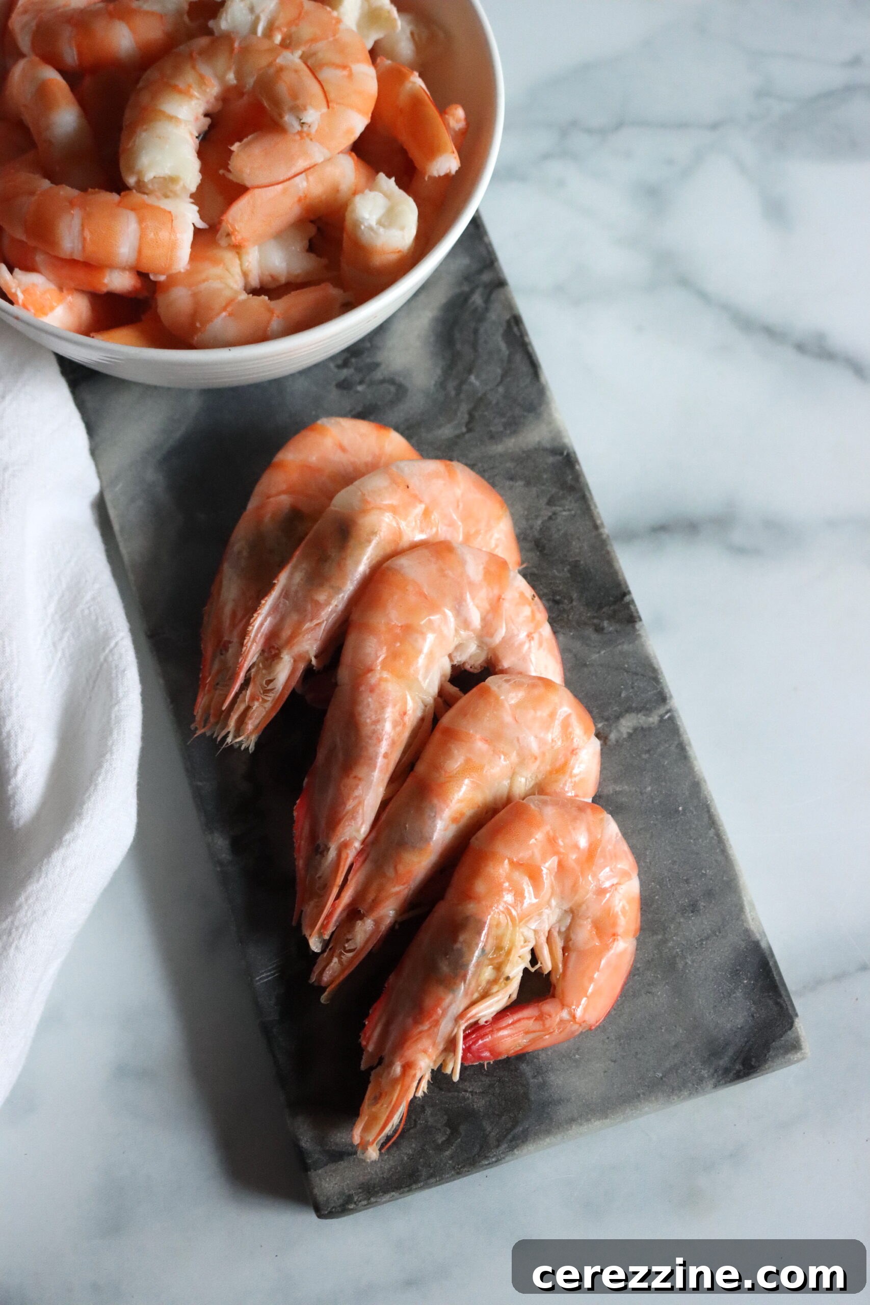 Peeling Shrimp for Canning