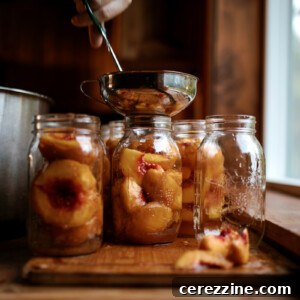 Hot Pack Canning Peaches