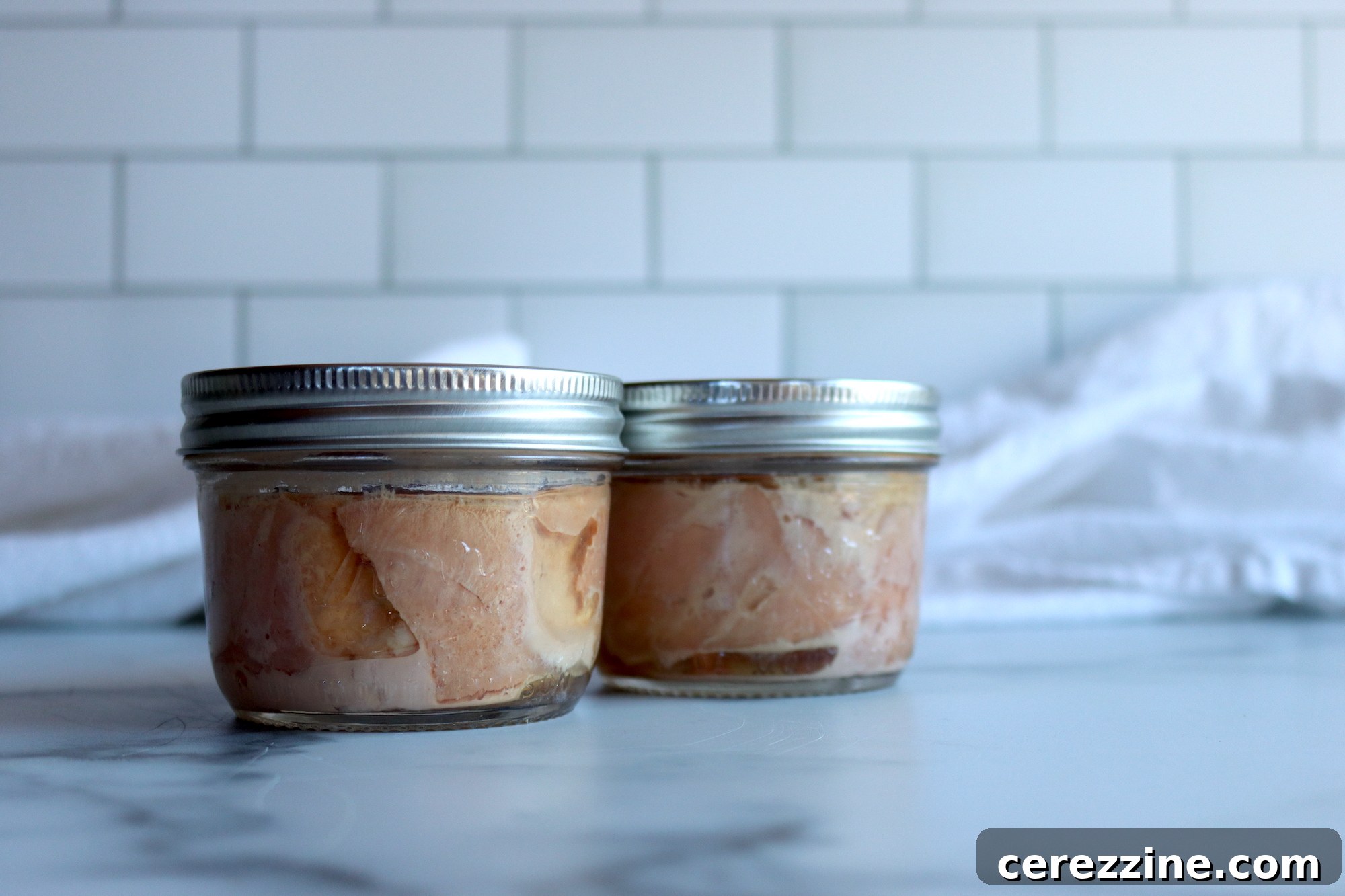 Pressure Canning Tuna: Jars Ready for Processing