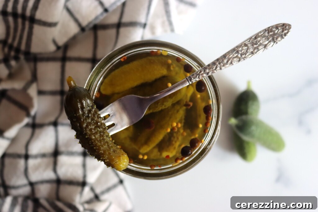 Sweet Gherkin Pickles