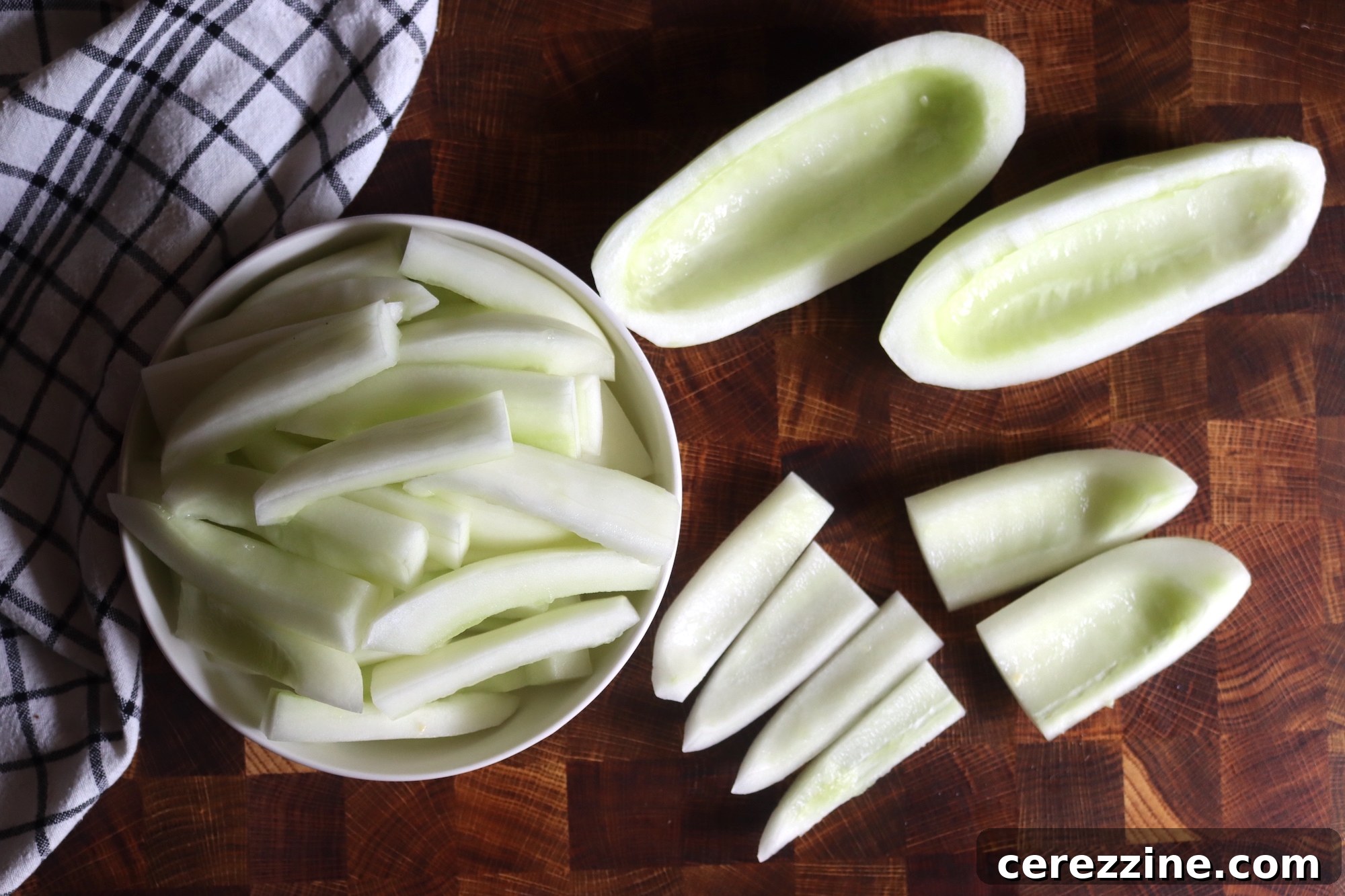 Overripe Cucumber Pickling - Preparation Steps